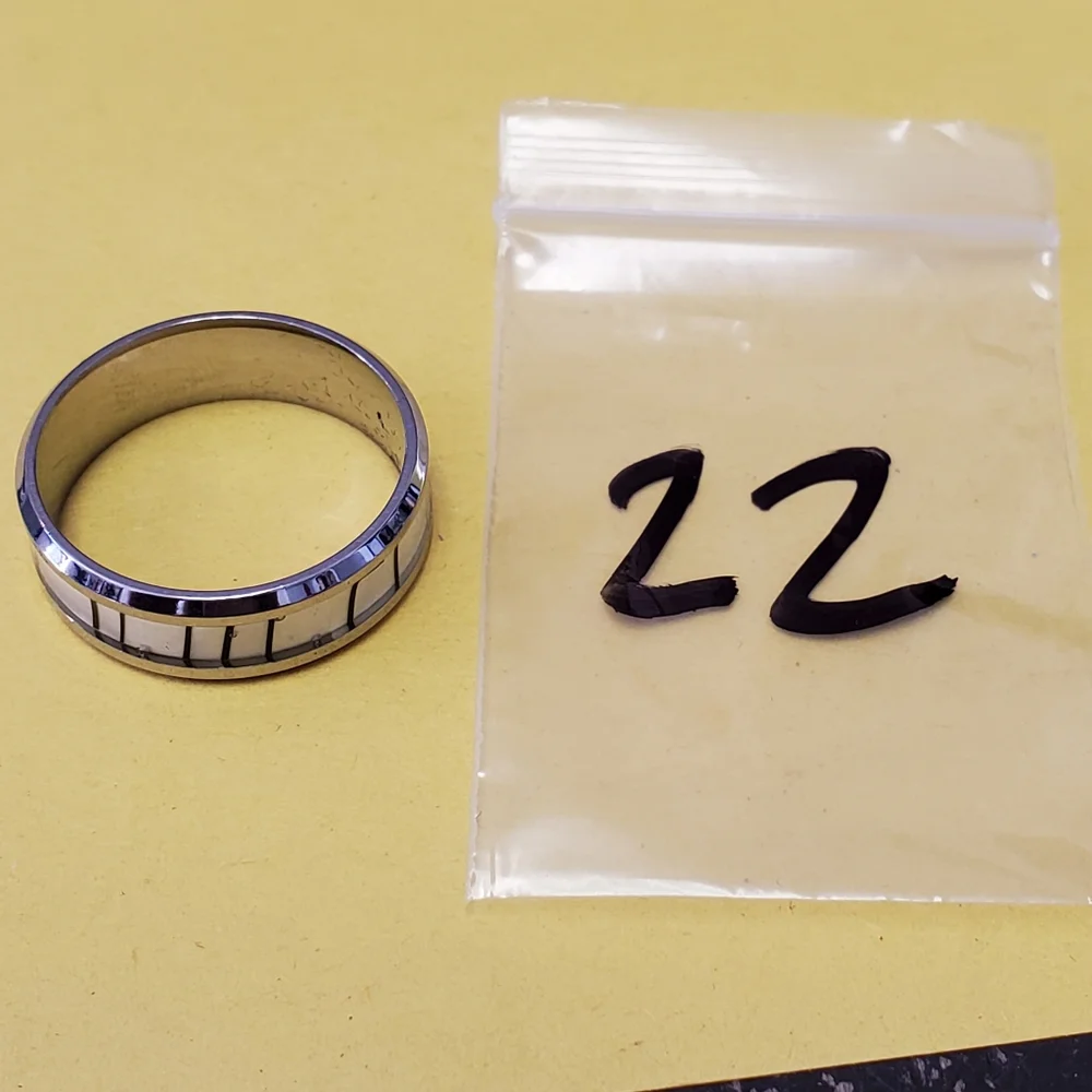Stainless Steel Ring #22 size 13